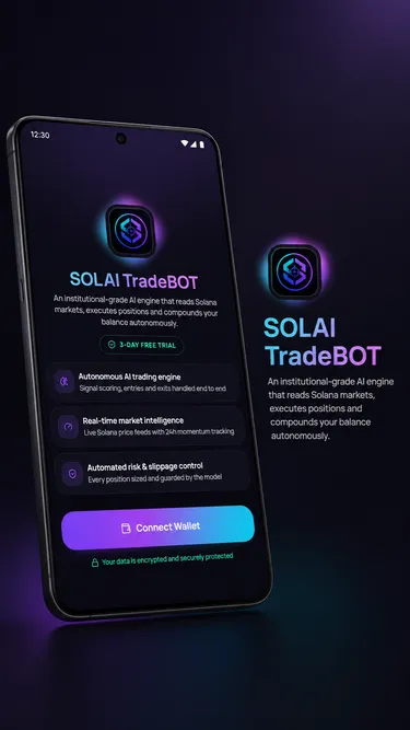 SOL AI TradeBOT Screenshot