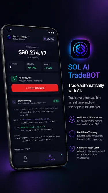 SOL AI TradeBOT Screenshot